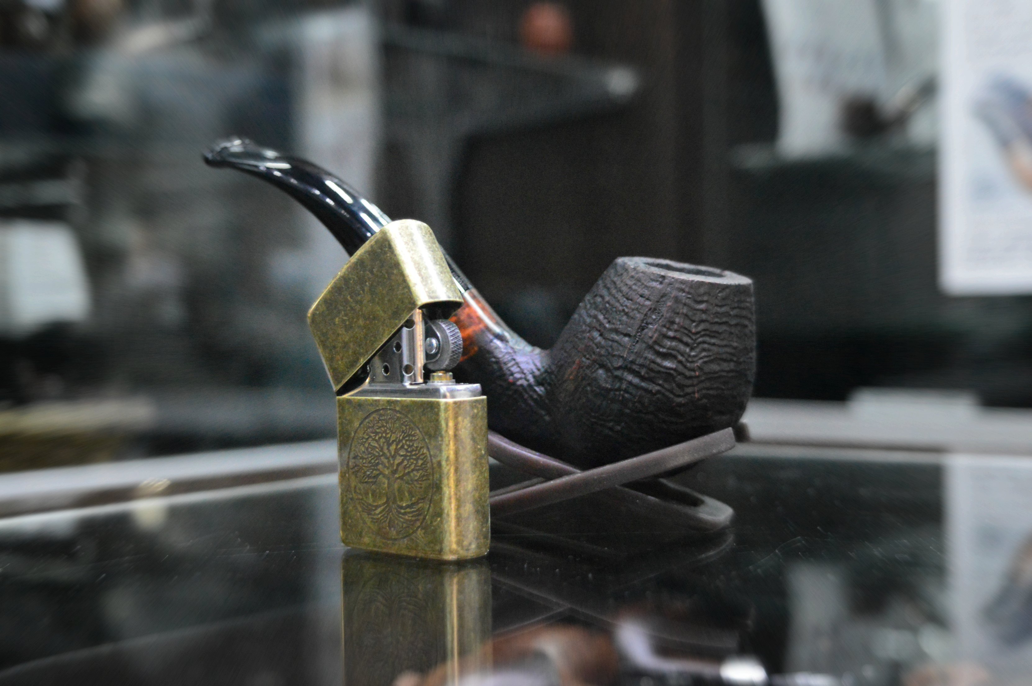 Fathers Day gift idea - Pipe + lighter